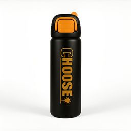 GUCHIGU Black Single Stainless Steel Solid Double Wall Vacuum Water Bottle-image-96