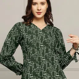 Moda Rapido Abstract Printed Top-picture-24