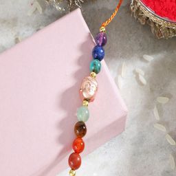 Nirvana Rakhi With Roli Chawal & Gift Box-image-14