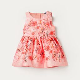Juniors by Lifestyle Girls Floral Printed Bow Fit and Flare Mini Dresses-picture-49