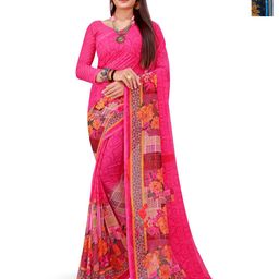 Moda Rapido Floral Pure Georgette Saree-image-96