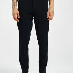 KOR Men Mid-Rise Slim Fit Trousers-picture-8