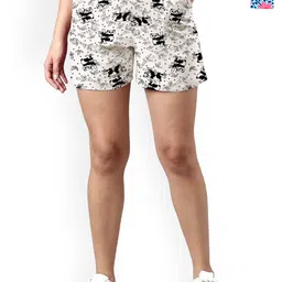 Tee Weavers Girls Floral Printed Shorts-20