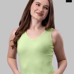 Friskers Women Pack Of 2 Solid V-Neck Cotton Tops-image-51