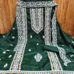 HMP Fashion Embroidered Unstitched Dress Material-image-62
