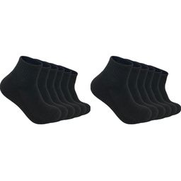 MUKHAKSH Black Cotton Socks-picture-44