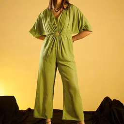 STYLECAST X KASSUALLY Women Foil Printed Basic Jumpsuit-picture-17