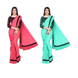 HARIOM FASHION Partywear Saree-picture-30