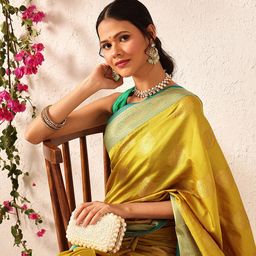 Silk Land Soft Silk Zari Woven Big Border With Rich Pallu Saree-image-29