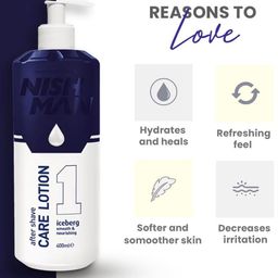 Nishman After Shave Care Lotion For Soothing & Hydrating - 400 ml image 5