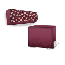 The Furnishing Tree Split AC Cover Set of Indoor and Outdoor Units Used for 1.5 Ton VOLTAS 183 DZR-image-58
