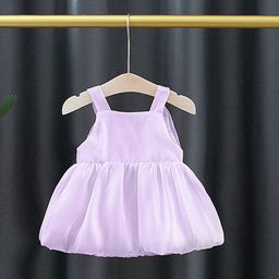 LULU & SKY Girl Shoulder Straps Bow Fit & Flare Dress-image-13