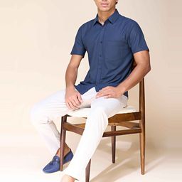MAXZONE Classic Spread Collar Casual Shirt-image-20