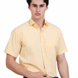 APPEL TOUCH Spread Collar Regular Fit Formal Shirt-image-111