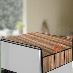 The Furnishing Tree Brown Printed Refrigerator Cover-picture-40