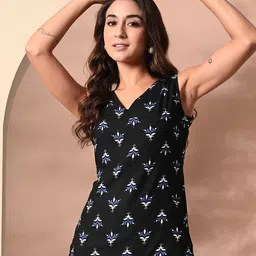 ANNSH APPAREL Print Cotton Top-image-69