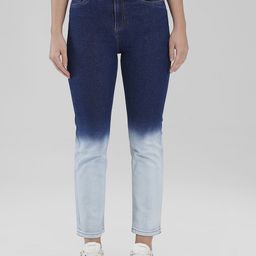 IZEL Women Slim Fit Ombre Heavy Fade Jeans-image-23