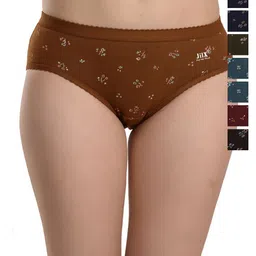 JIL X Pack Of 8 Printed Cotton Breathable Hipster BriefsMY-JILX-PRO-PRINT-OE-8PC-image-9