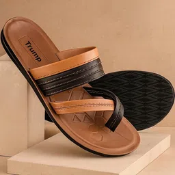 Trump Men Black Flip Flops-image-48