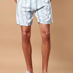 V-Mart Men Mid Rise Printed Regular Fit Regular Shorts-image-19