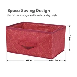 Kuber Industries Maroon Set of 4 Regular Drawer Organiser Organisers image 2