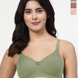 LILY Pack Of 2 Full Coverage T-shirt Bra-17