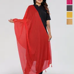 Moda Rapido Selection of 5 Striped Woven Design Dupatta-picture-31