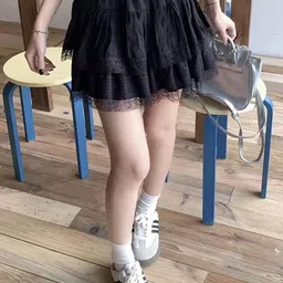 LULU & SKY Mid-Rise Tiered Mini Skirt-picture-6