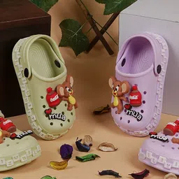 BAESD Set Of 2 3D Jerry Cartoon Character Clogs-4