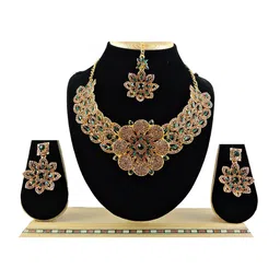 Anouk Gold-Plated Stone Studded Jewellery Set-picture-39
