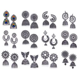 Sangria Silver-Plated Alloy Earrings-image-26