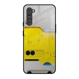 QRIOH Unisex OnePlus Nord Necro Shell Impact Resistant Glass Back Case-picture-49