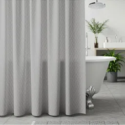 wakefit Grey Geometric Room Darkening Door Curtain-image-46
