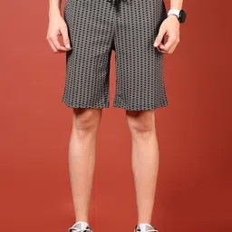 V-Mart Men Checked Printed Shorts-picture-18