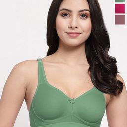 College Girl Women Pack Of 3 Full Coverage Lightly Padded Bra-image-31