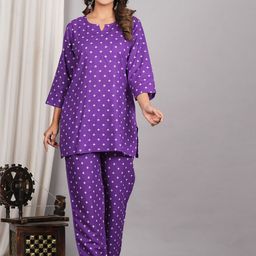 DHANOTA Women Printed Night suit-image-92