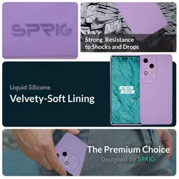 SPRIG Solid Printed Back Case Mobile Accessories image 3