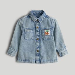 mothercare Boys Solid Spread Collar Cotton Casual Shirt-picture-1
