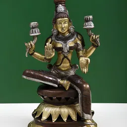 Exotic India Brown Religious Idol Showpiece-picture-5