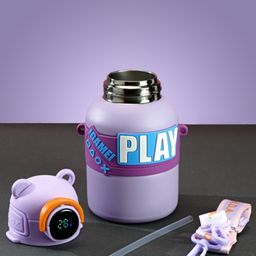 Little Surprise Box LLP Kids Purple Game Theme tempertaure Controlled Water Bottle 550ml-55