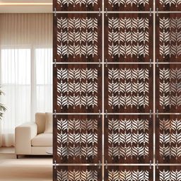 RANDOM Brown Ethnic Motifs Window Blinds-picture-10