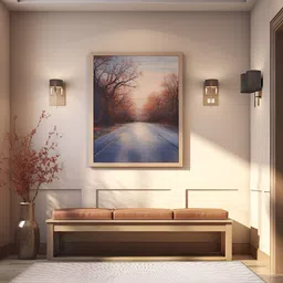 Sapana Carpet-Mats Beige Abstract No Shredding Polyester Carpet image 1