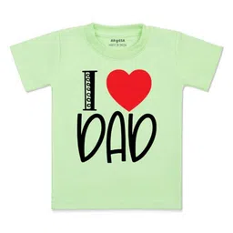 Arvesa Kids Typography Printed Applique T-shirt-image-100
