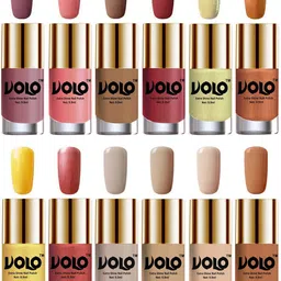 VOLO Set Of 12 Extra Shine Nail Polish- 9.9ml Each-Combo-No-219-14