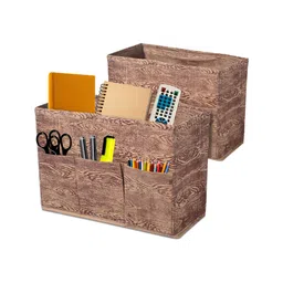 Aura Brown Set of 2 Regular Desk Organiser Organisers-46