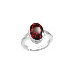 GenZcomplex Red Brass Garnet Finger Ring-image-66