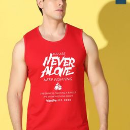 WOOSTRO Pack Of 2 Printed Combed Cotton Gym Vests VWS26(ALONE RED)(HARD PEACOCK)-image-68