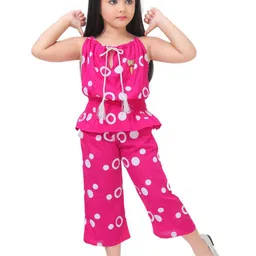 LINKKART FASHION Girls Printed Top with Palazzos-48