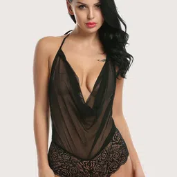 Beera Women Halter Neck Baby Doll-picture-41