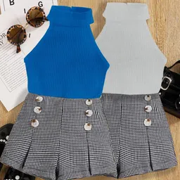 DEL LUNA Girls Top with Skirt-image-76